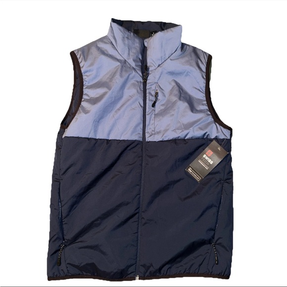 Swiss Tech Other - Swiss Tech Men's Light Blue and Navy Vest